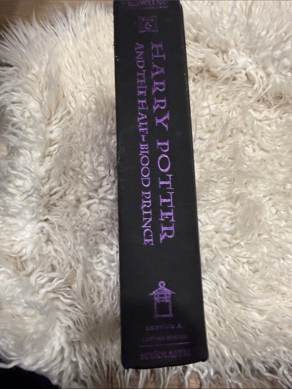 Harry Potter and the Half-Blood Prince Hardcover - Black with Purple Lettering